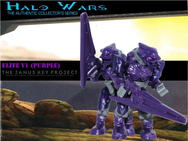 Figure, Halo: Covenant Elite Guard in Multicolored
