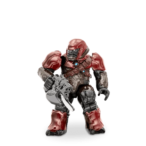 Figure, Halo: Covenant Brute, red in Multicolored