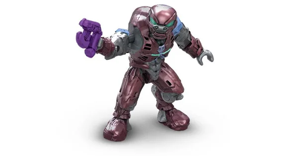 Figure, Halo: Covenant Elite, crimson in pilot harness