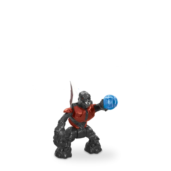 Figure, Halo: Covenant Grunt, red in Multicolored