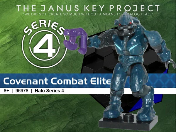 Figure, Halo: Covenant Combat Elite, blue