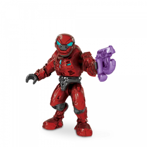 Figure, Halo: Covenant Elite Pilot, red