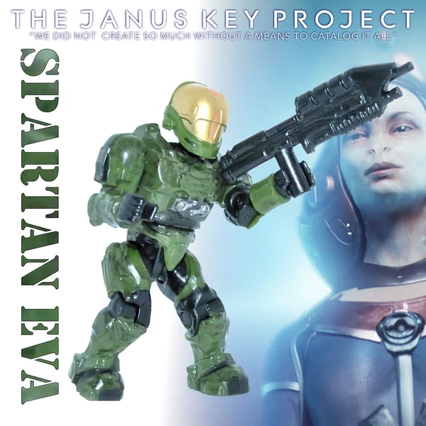 Figure, Halo: UNSC Spartan EVA, green