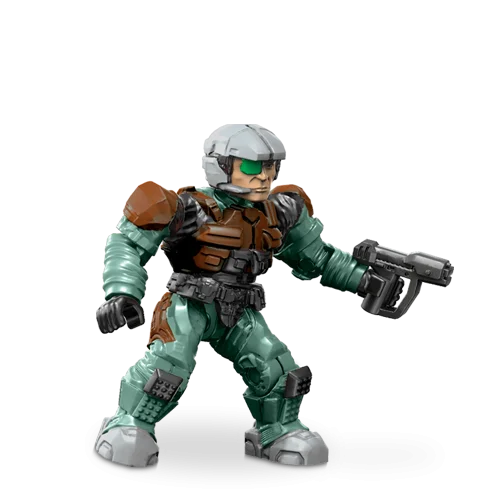 Figure, Halo: UNSC Spartan Grenadier in Multicolored