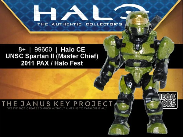 Pax / Halo Fest - UNSC Spartan II v1 (green - Master Chief)