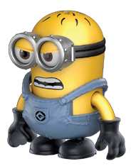 Figure, DM: Minion, short, goggles, coveralls, black gloves, determined scowl