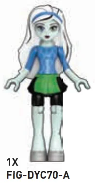 Figure, Monster High: Frankie Stein in barista uniform