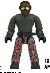 Figure, CoD: mercenary, urban camo, closed helmet & goggles in Multicolored