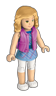 Figure, American Girl: Lanie in blue dress & light purple vest