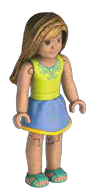 Figure, American Girl: Camilla in yellow travel outfit
