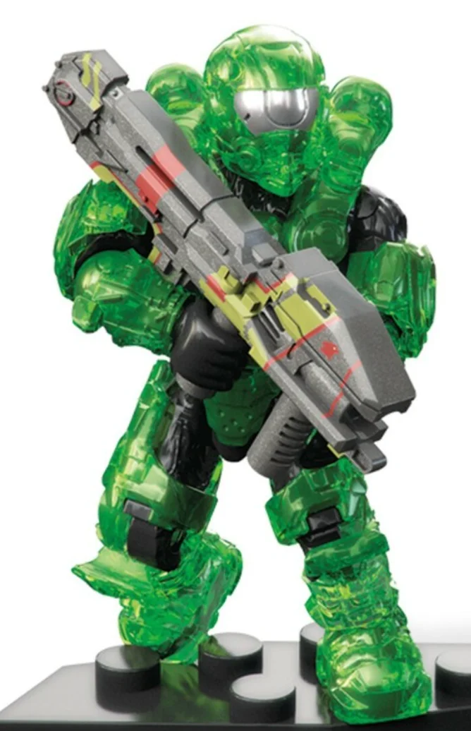 Figure, Halo: Spartan, Translucent Green