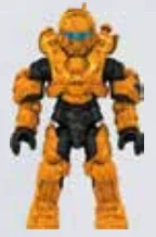 Figure, Halo: Spartan Technician, Orange in Multicolored