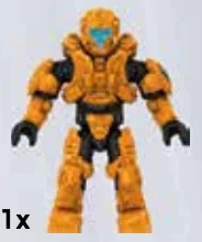Figure, Halo: Spartan War Master, Orange in Multicolored