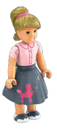 Figure, American Girl: Maryellen in poodle skirt & pink top