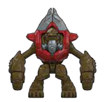 Figure, Halo: Covenant Banished Grunt with red cuirass