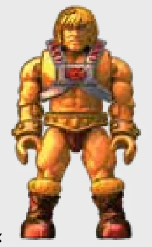 Figure, MOTU: He-Man in Multicolored