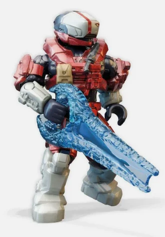 Figure, Halo: Spartan Gungnir, Red in Multicolored
