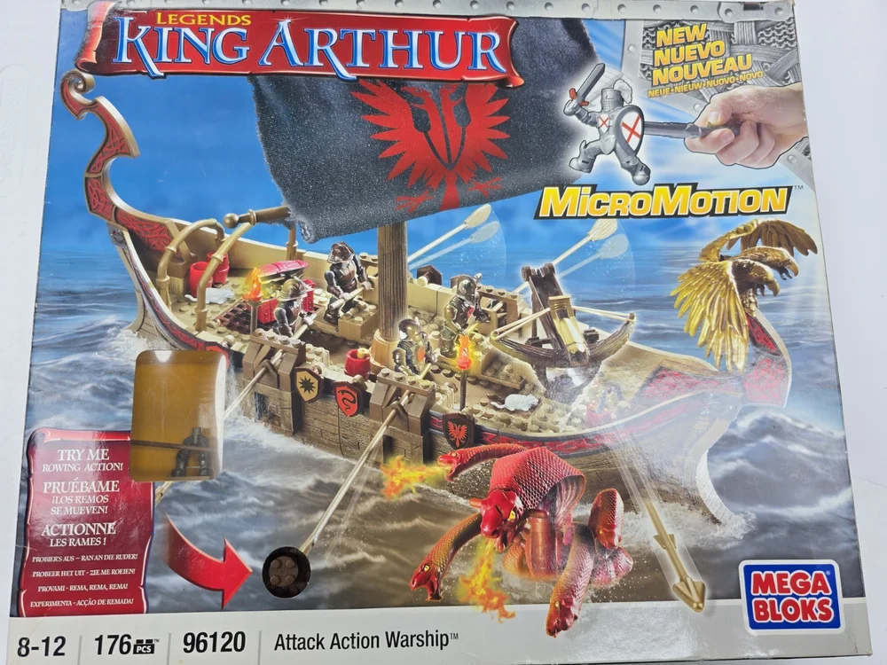 Original packaging for 96120 Attack Action WarShip