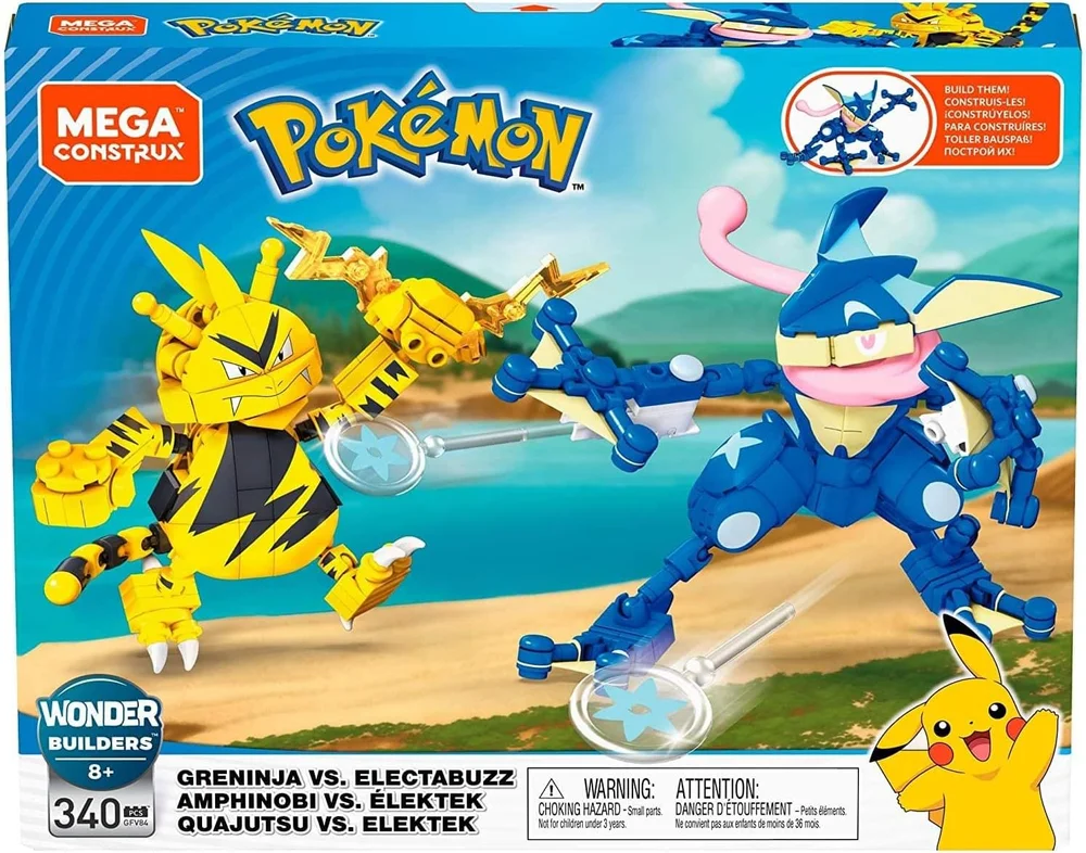 Original packaging for GFV84 Greninja vs. Electabuzz