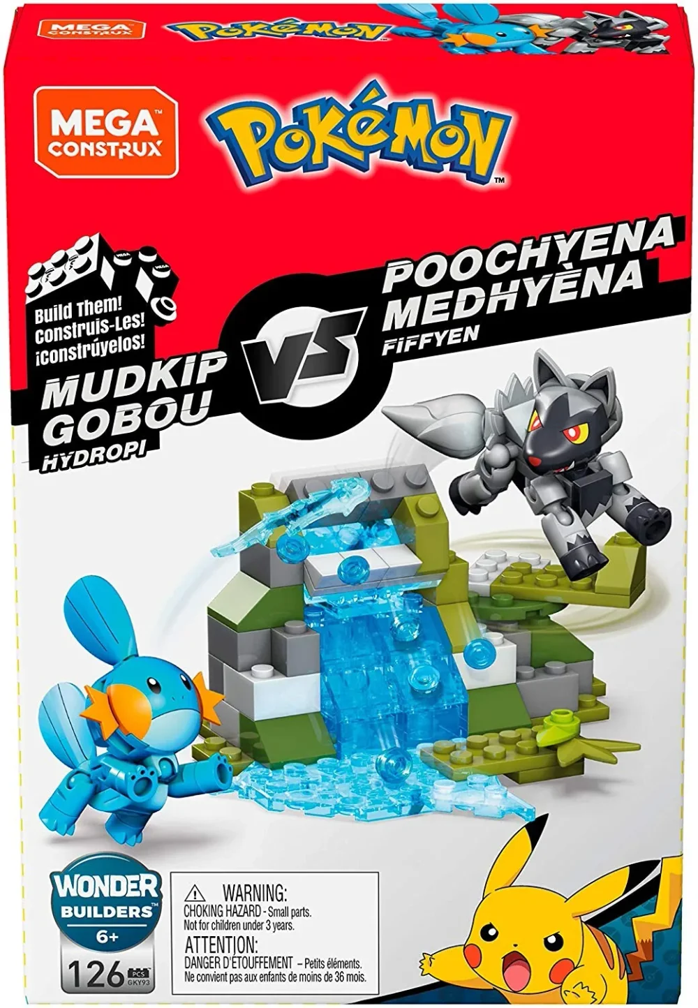 Original packaging for GKY93 Mudkip vs. Poochyena