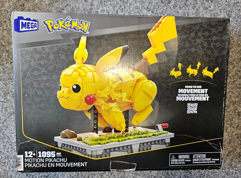 Original packaging for HGC23 Motion Pikachu