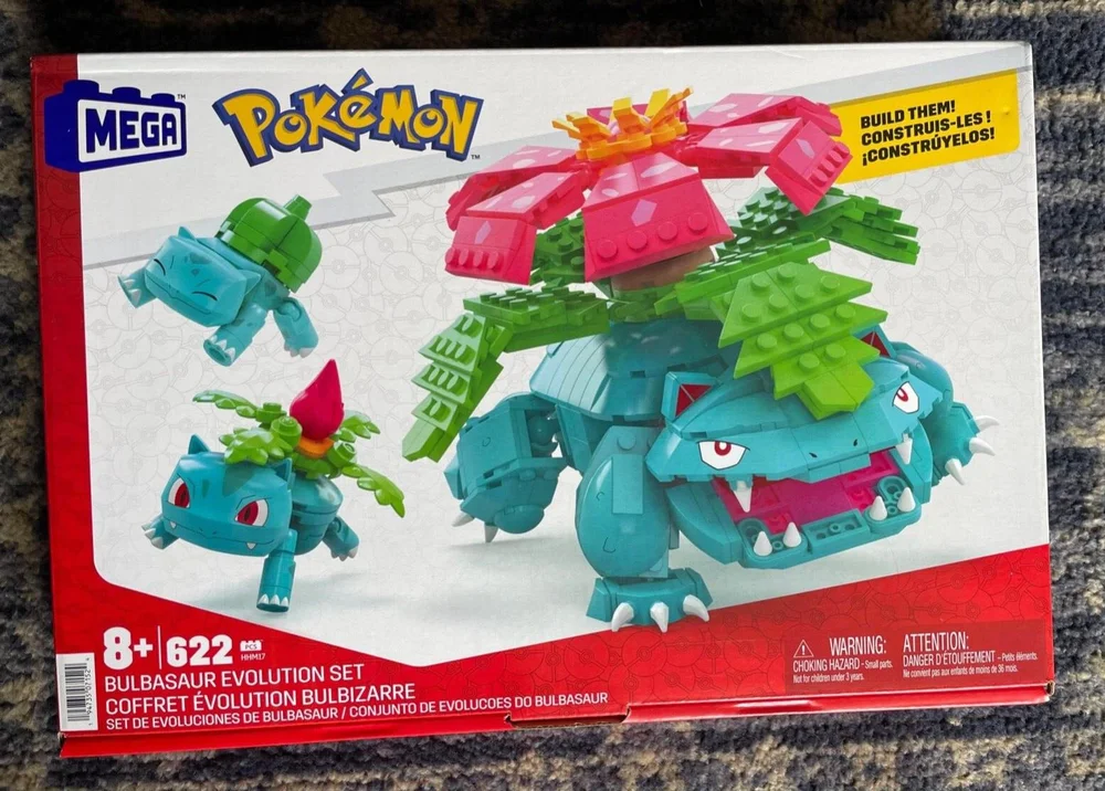 Original packaging for HHM17 Pokémon Bulbasaur Evolution Set
