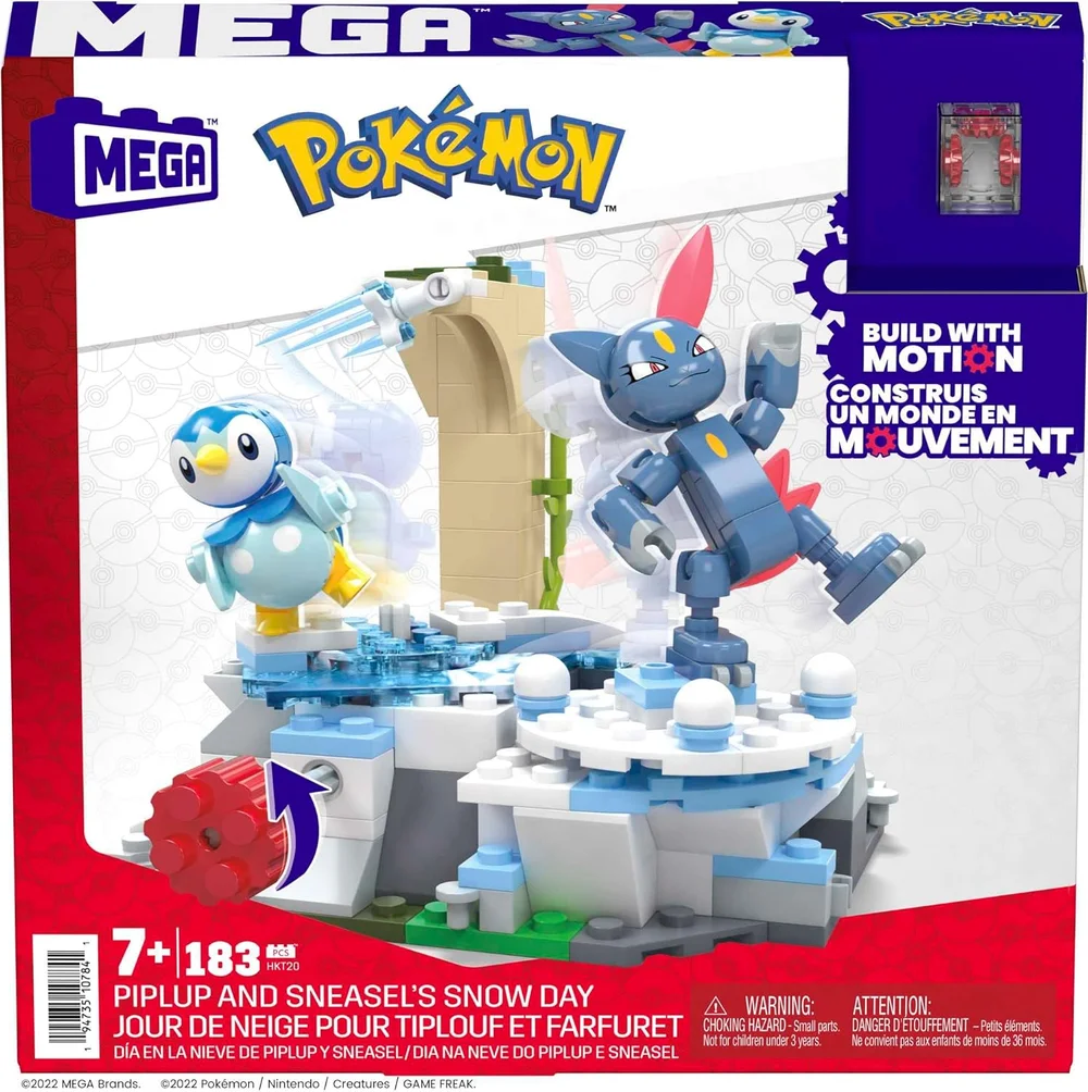 Original packaging for HKT20 Piplup and Sneasel's Snow Day