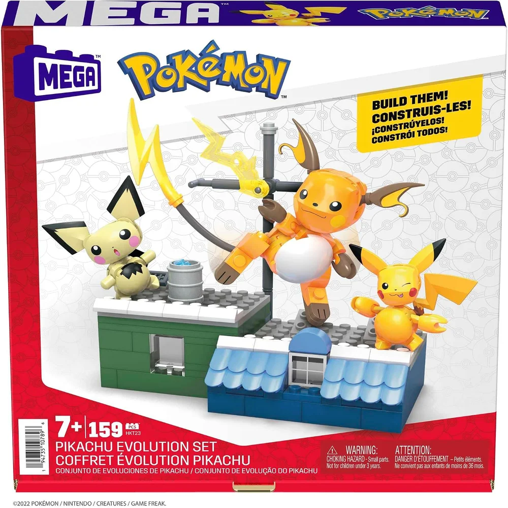 Original packaging for HKT23 Pikachu Evolution Set