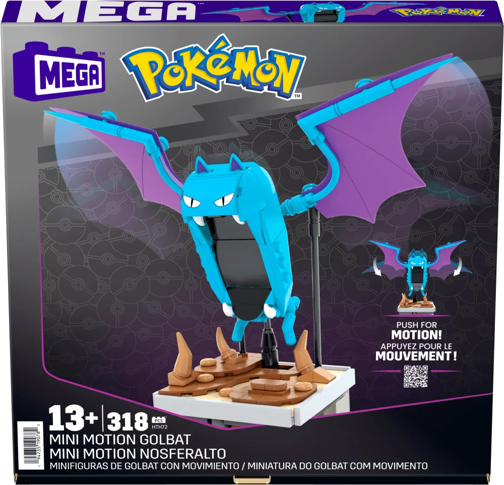 Original packaging for HTH72 Mini Motion Golbat
