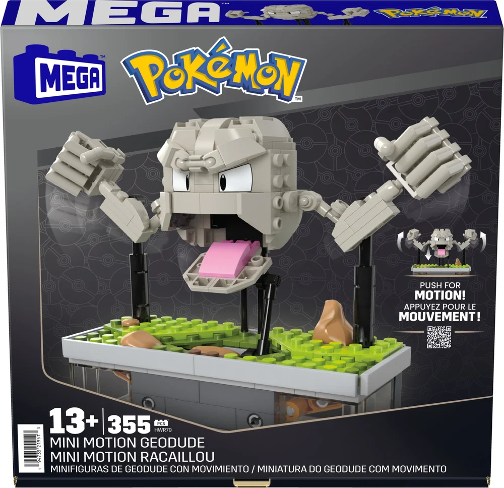 Original packaging for HWR79 Mini Motion Geodude
