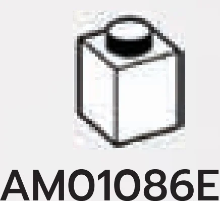 Brick 1 x 1 in White