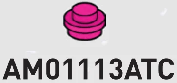 Plate Round 1 x 1 with Solid Stud in Pink, Barbie