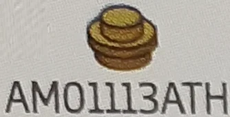 Plate Round 1 x 1 with Solid Stud in Gold, Tarnished