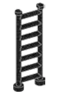 Fixture: ladder 1 x 7 x 3, six rungs