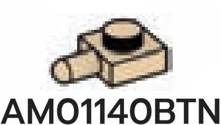 Plate Modified 1 x 1 with horizontal peg