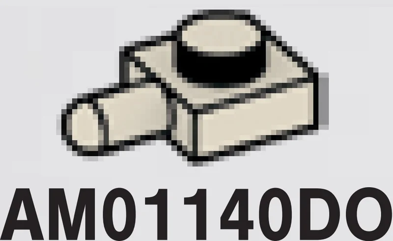 Plate Modified 1 x 1 with horizontal peg