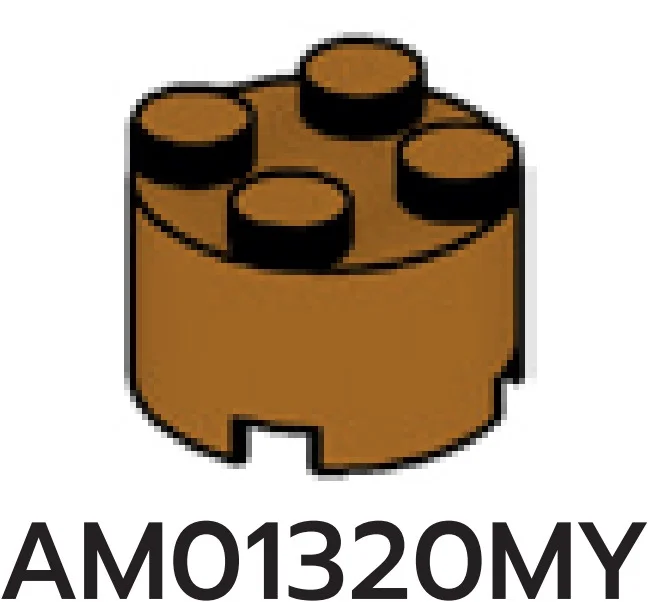 Brick 2 x 2 Round