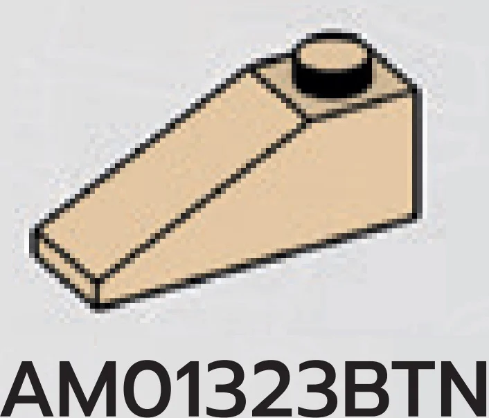Slope 33 1 x 3 Stud on Top