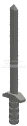 Weapon, Melee: sword, long in Silver (Metallic)