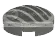 Tile 2 x 2 round grill in Gray, Cool Dark (Flake)