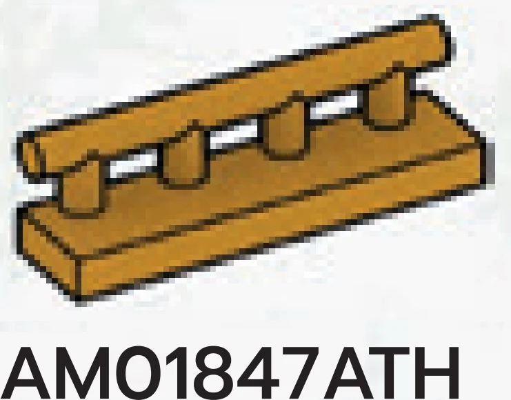 Tile 1 x 4 railing