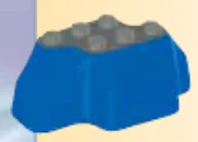 Scenery piece: rock 2 x 2 x 4