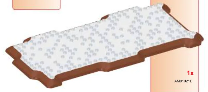 Scenery piece: base 16 x 32 in White