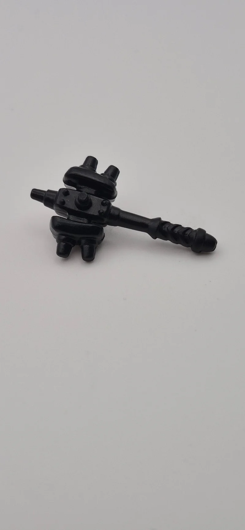 Weapon, Melee: warhammer, two-headed with spikes in Black