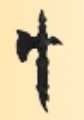 Weapon, Melee: axe, small with rear-facing spike on head