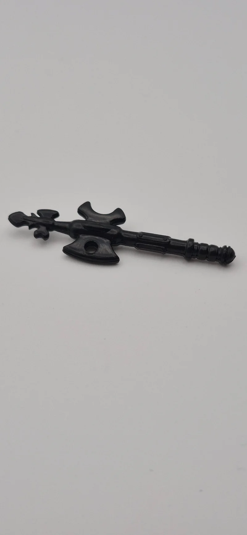 Weapon, Melee: axe, single head with rear-facing crescent blade