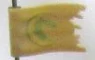 Fixture: flag, tattered on 1 x 4 mounting, Norvagen Dragon emblem in Gold, Pale