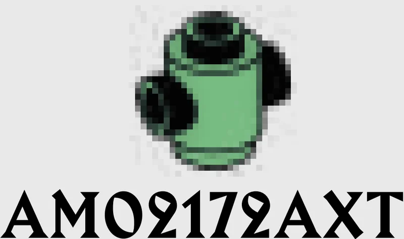 Brick Round 1 x 1 with side studs and Open Top Stud in Green, Vertigris (Sand Green)