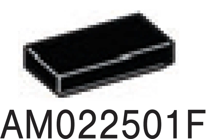 Tile 1 x 2 in Black