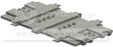 Panel 8 x 16 with end clips, type 01 in Silver, Dull